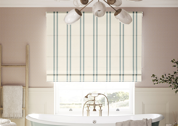 Winnies Stripe, Cross - Twist&Fit Roman Blind - Image 3